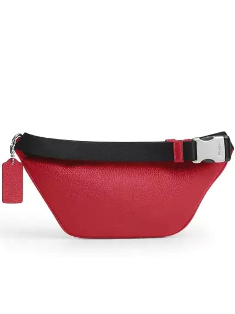 Coach Unisex Travis Belt Bag 30 & ID Wallet Double Bundle in Poppy Red, NWT - Picture 12 of 13